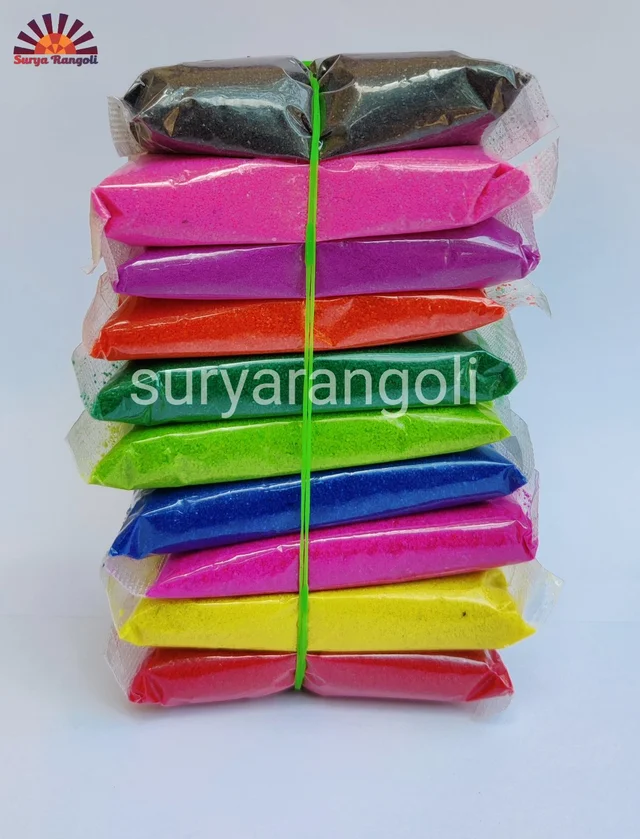 Rangoli Colours 100gms 10packs 