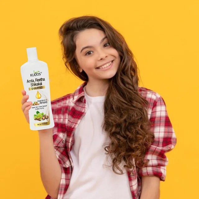 KUDOS AYURVEDA Amla,Reetha Shikakai Shampoo - Kudos - 500ML