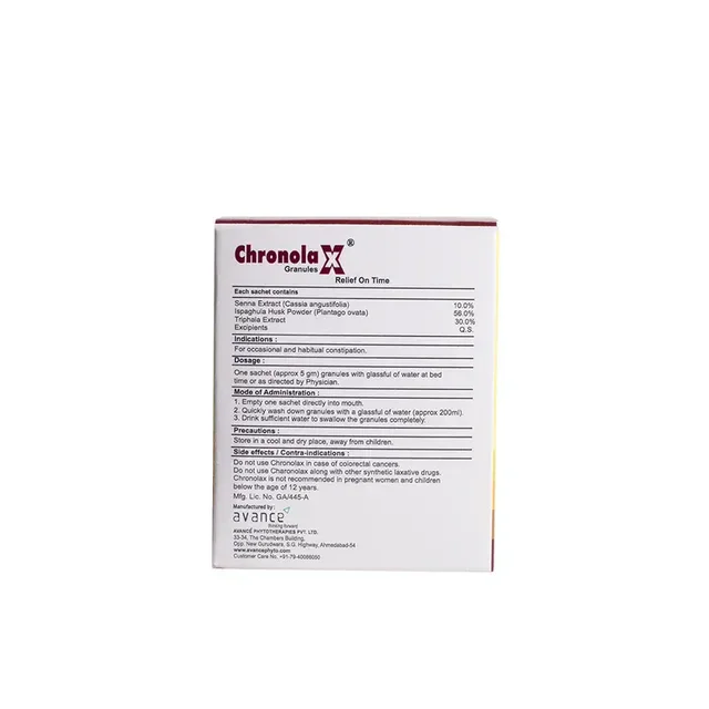 AVANCE PHYTOTHERAPIE Chronolax Sachet - Avance - 10 Sachet
