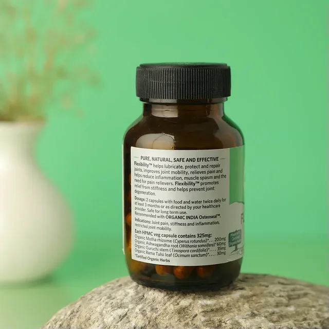 ORGANIC INDIA Flexibility Capsule - Organic - 60Capsule