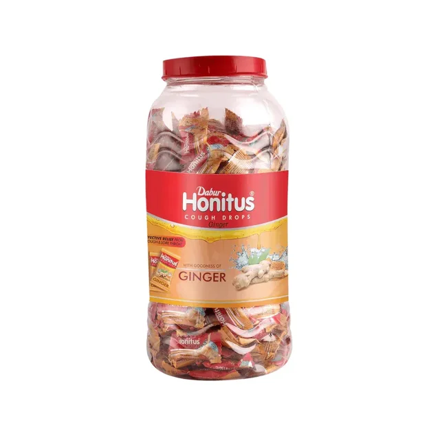 DABUR INDIA LIMITED Honitus Cough Drops Ginger - Dabur - 100Tablet