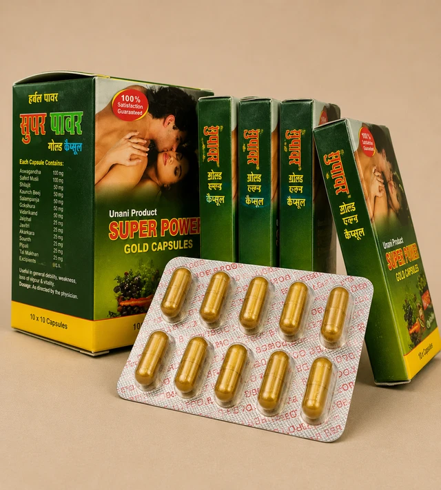 Goodluck Super Power Gold Capsule for Men-Goodluck - 10Capsule