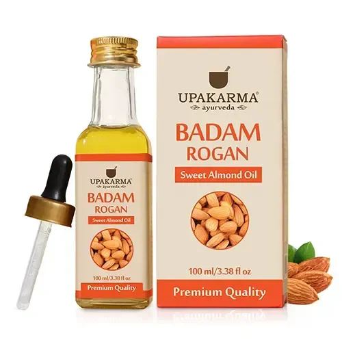 MANKIND PHARMA Ayurveda Badam Rogan Sweet Almond Oil - Upakarma - 100ml