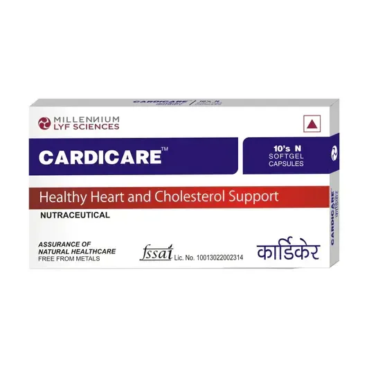MILLENNIUM HERBALS Cardicare Soft Gel - Millennium - 10Capsules