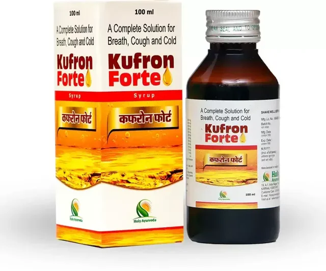 HOLY AYURVEDA Kufron Plus Syrup - Holy - 100Ml