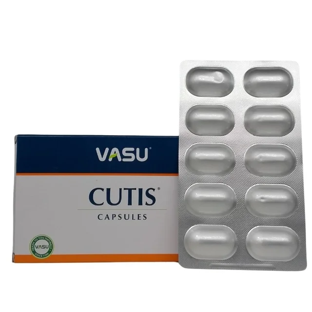 VASU PHARMACEUTICALS Cutis Capsule - Vasu - 10 Capsules