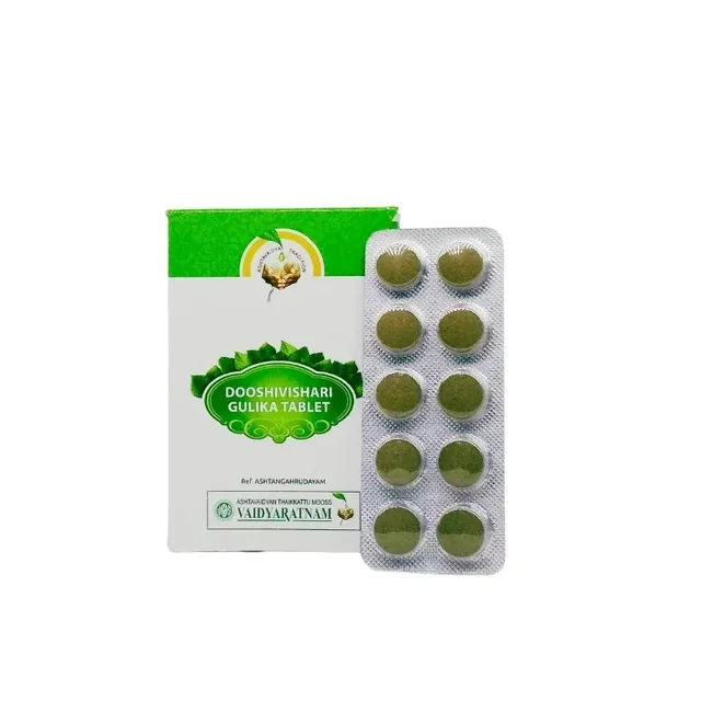 VAIDYARATHNAM Dooshivishari Gulika Tablet - Vaidyaratnam - 100 Tablets