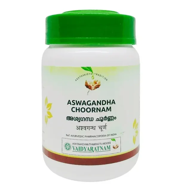 VAIDYARATHNAM Ashwagandha Choorna - Vaidyarathnam - 100gm