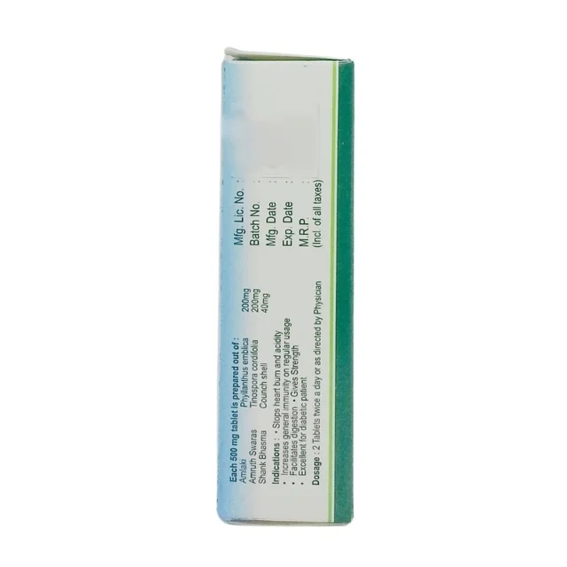 MALABAR AYURVEDA ASH Acido-Nil Tablet - Malabar - 10Tablets