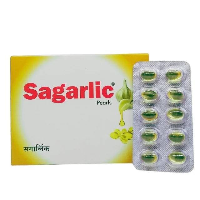 SAGAR PHARMACEUTICAL Sagarlic Pearl - Sagar - 120Capsule