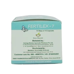 MALABAR AYURVEDA ASH Fertilex-7 Capsule - Malabar - 10Capsules