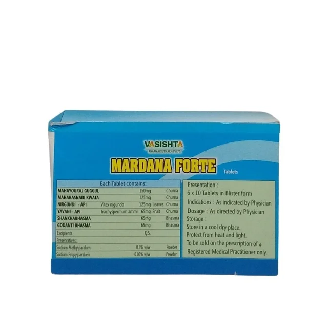 VASISHTA PHARMA Mardana Forte Tablet - Vasishta - 10 Tablets