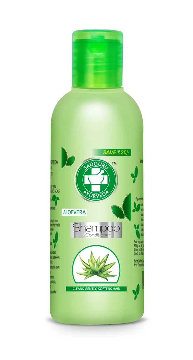 VASAVI HEALTH CARE PRODUCTS Aloevera Shampoo+Conditioner - Sadguru Ayurveda - 200Ml