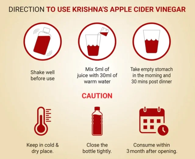 Krishna Apple Cider Vinegar - 1000ml
