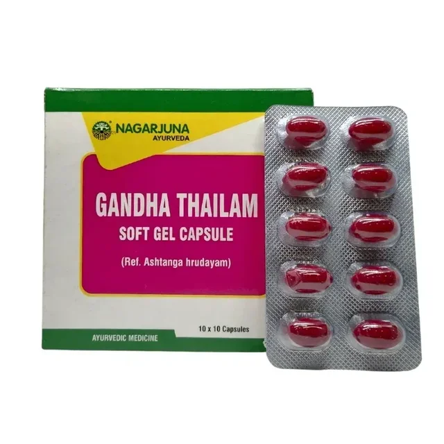 NAGARJUNA Gandha Taila Soft Gel Capsule - Nagarjuna - 10Capsule
