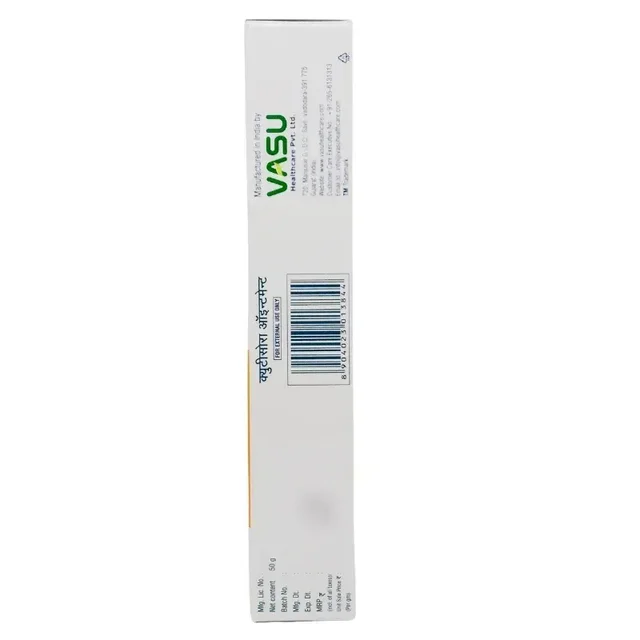 VASU PHARMACEUTICALS Cutisora Ointmwnt - Vasu - 50Gm
