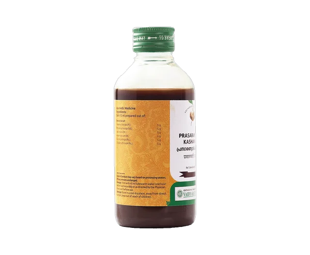 VAIDYARATHNAM Prasaranyadi Kashayam - Vaidyaratnam - 200Ml
