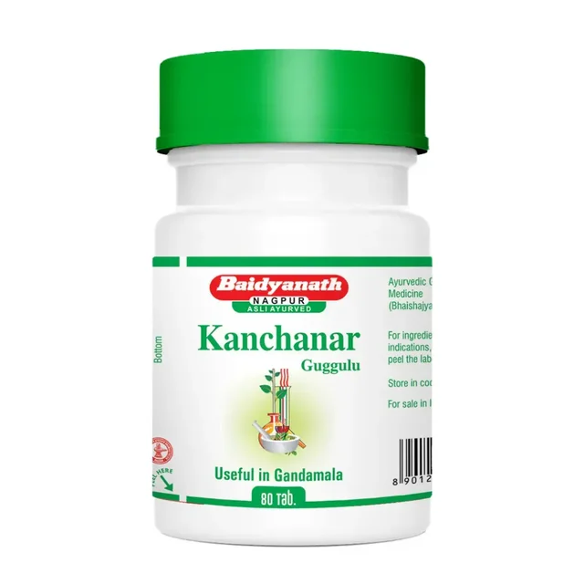 BAIDYANATH Kanchanar Guggulu - Baidyanath - 80Tablet