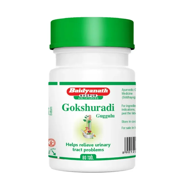 BAIDYANATH Gokshuradi Guggulu - Baidyanath - 80Tablet