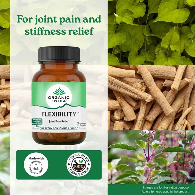 ORGANIC INDIA Flexibility Capsule - Organic - 60Capsule