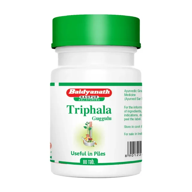 BAIDYANATH Triphala Guggulu - Baidyanath - 80Tablet