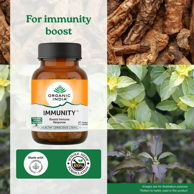ORGANIC INDIA Immunity Capsule - Organic - 60Capsule