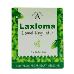 AYUR VIBES Laxloma Tablets - Ayur Vibes - 100Tablet