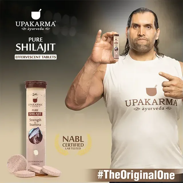 MANKIND PHARMA Pure Shilajit Effervescent - Upkarma - 20Tablets