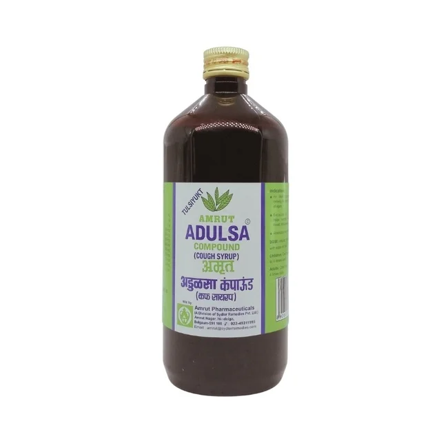 AMRUT PHARMACEUTICAL Adulsa Compound Syrup - Amrut - 100Ml