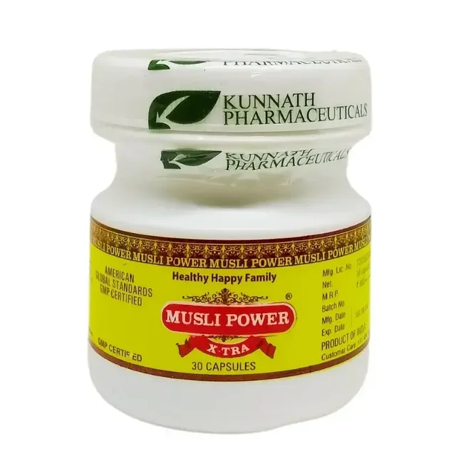 KUNNATH PHARMACETICA Musli Power X-Tra - Kunnath - 30 Capsule