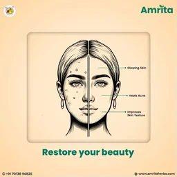 AMRITA DRUGS Glory Face Pack - Amrita - 30Gm