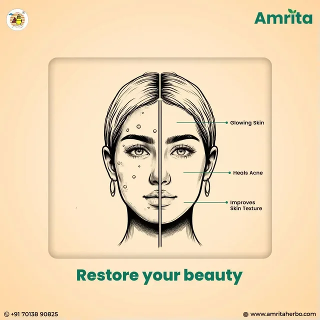AMRITA DRUGS Glory Face Pack - Amrita - 30Gm