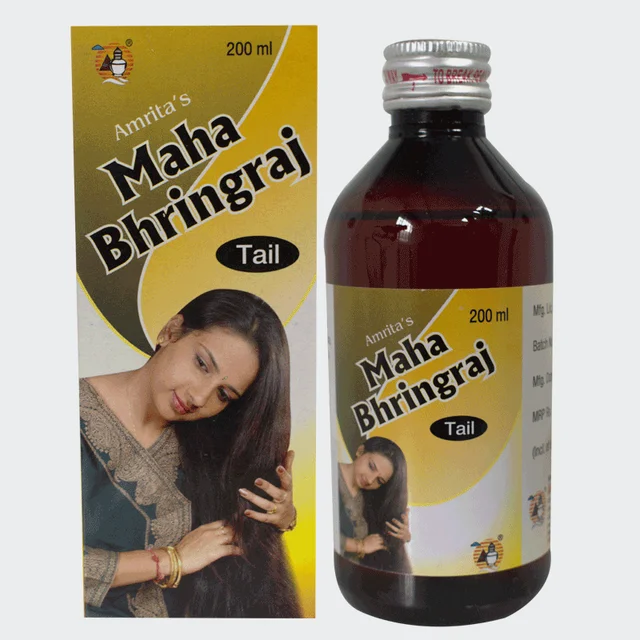 AMRITA DRUGS Maha Bhringaraj Taila - Amrita - 200Ml