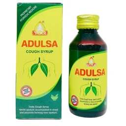 YOGI AYURVEDIC PRODUCT Adulsa Cough Syrup - Yogi - 100Ml