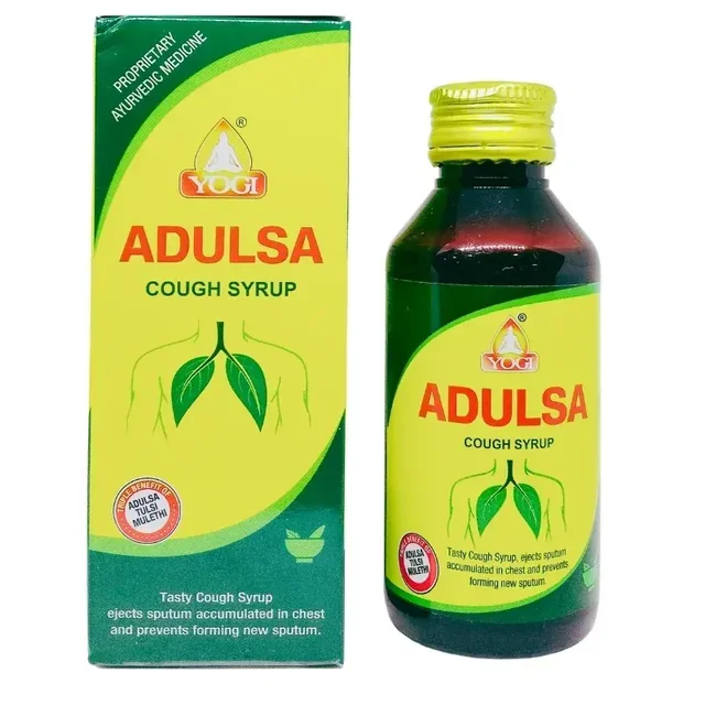YOGI AYURVEDIC PRODUCT Adulsa Cough Syrup - Yogi - 100Ml