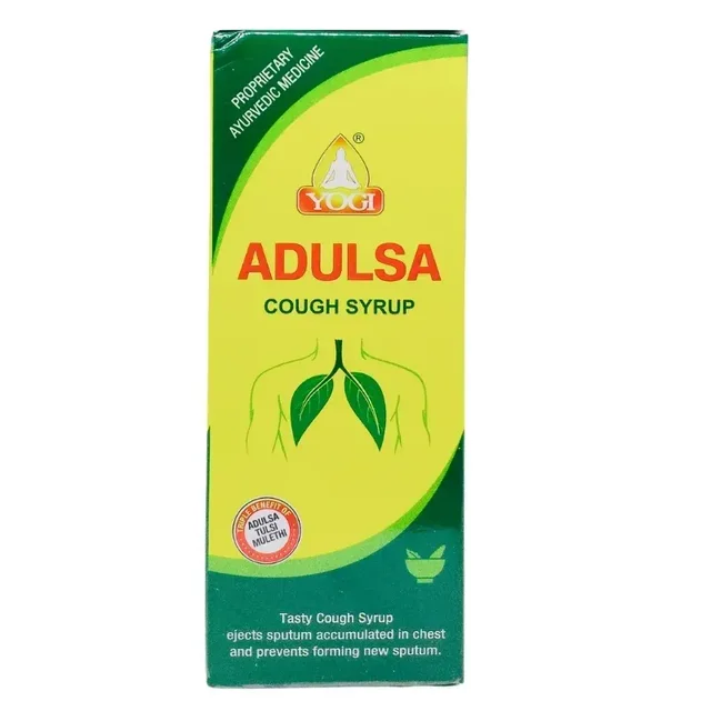 YOGI AYURVEDIC PRODUCT Adulsa Cough Syrup - Yogi - 100Ml