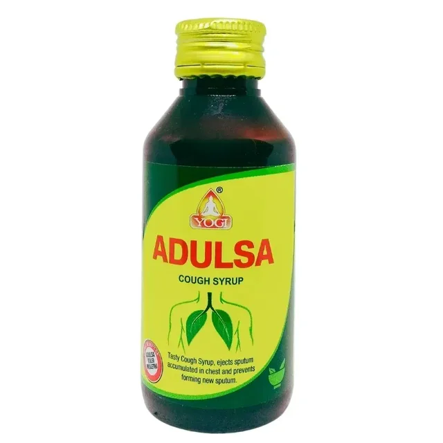 YOGI AYURVEDIC PRODUCT Adulsa Cough Syrup - Yogi - 100Ml