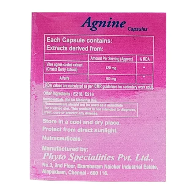 PHYTO SPECIALITIES Agnine Capzule - Phyto - 10 Capsules
