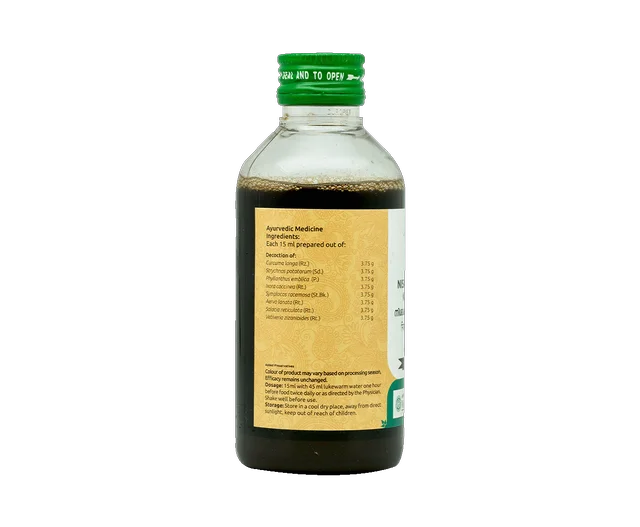 VAIDYARATHNAM Nishakathakadi Kashayam - Vaidyaratnam - 200Ml