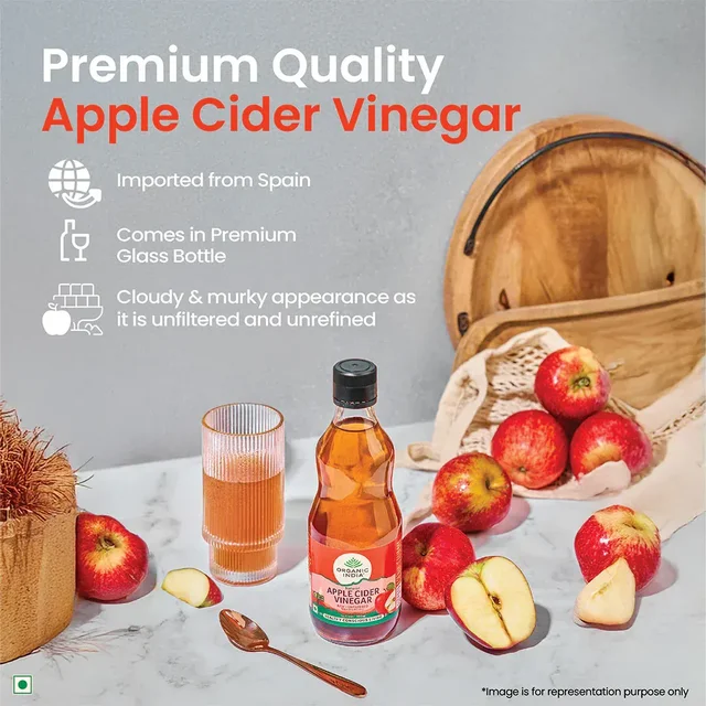ORGANIC INDIA Apple Cider Vinegar - Organic - 500ml