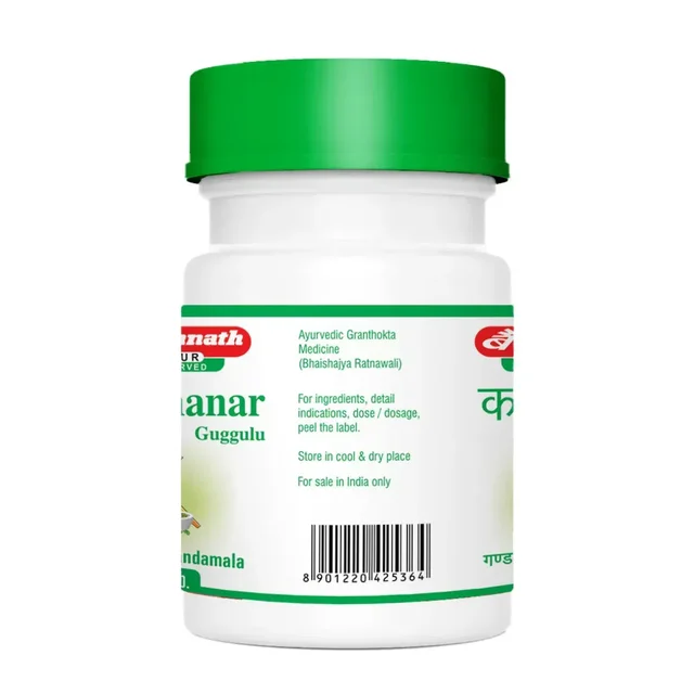 BAIDYANATH Kanchanar Guggulu - Baidyanath - 80Tablet