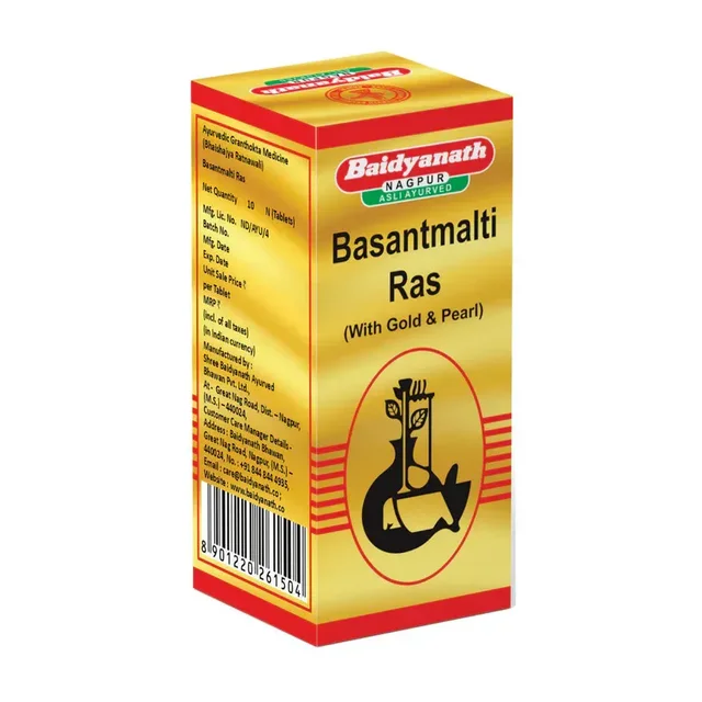 BAIDYANATH Basantamalti Ras(Gold) - Baidyanath - 10Tablet
