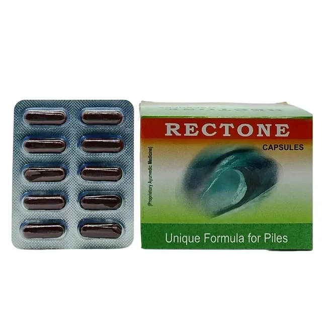 SHREE AYURVEDIC PHARMACEUTICALS Rectone Capsule - Shree - 100 Capsules