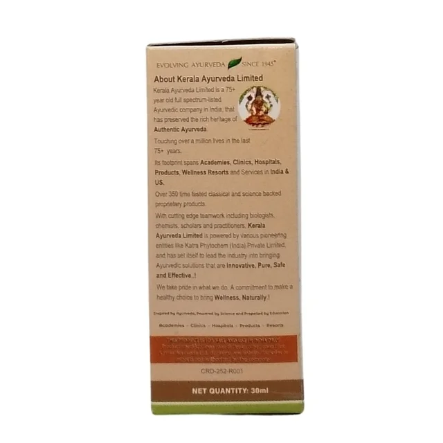 Kerala Ayurveda Erandasukumaram Taila - Kerala - 30ml