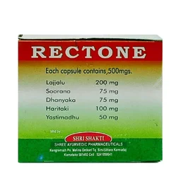 SHREE AYURVEDIC PHARMACEUTICALS Rectone Capsule - Shree - 100 Capsules