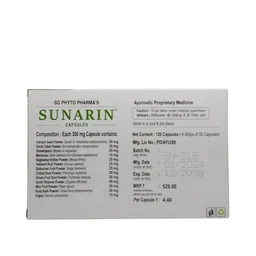 PHYTO MARKETING PVT. Sunarin Capsule - Phyto - 30 Capsules