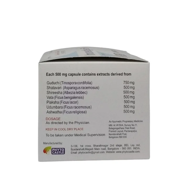 PHYTO CASTLE Imunedge-5 Capsule - Phyto - 100 Capsules