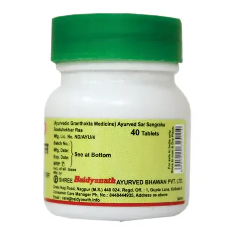 BAIDYANATH Sootshekhar Ras - Baidyanath - 40Tablet