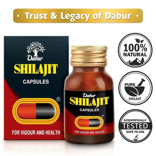 DABUR INDIA LIMITED Shilajit Capsule - Dabur - 30Capsule