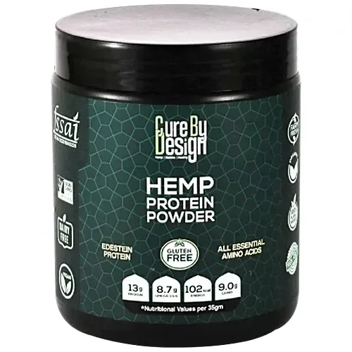 CURE BY DESIGN Hemp Protien Powder - Cure By Design - 250gm